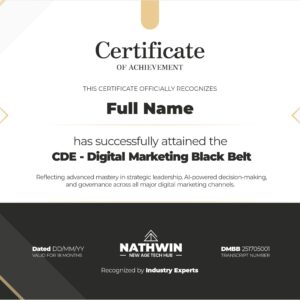 Digital Marketing Black Belt