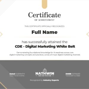 Digital Marketing White Belt